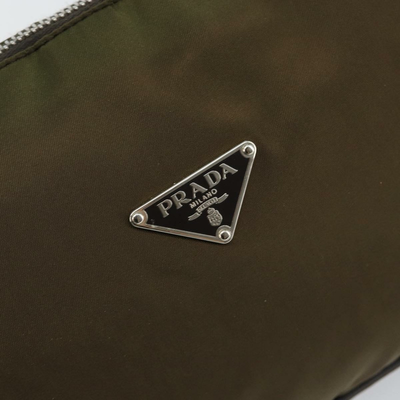 【日本直送】PRADA 單肩包 尼龍 卡其色 銀色 正品 145010-17