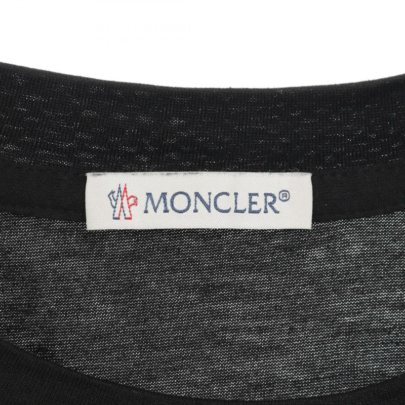 MONCLER T恤衫 上衣 棉質 黑色 二手 男款 S 碼-2