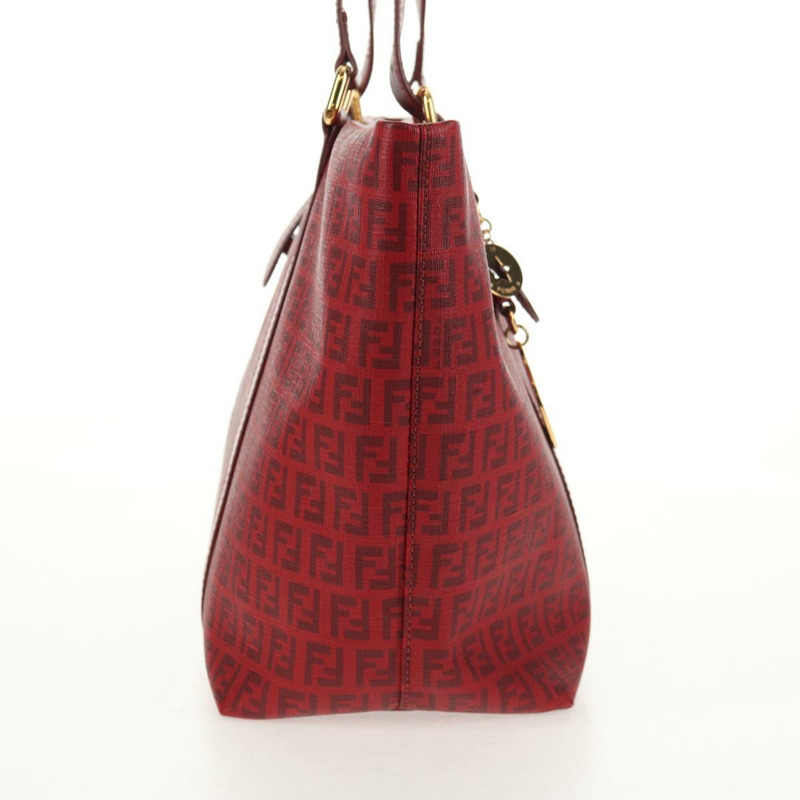 【日本直送】FENDI Zucchino 帆布托特包 PVC 紅金 正品 144978V-3