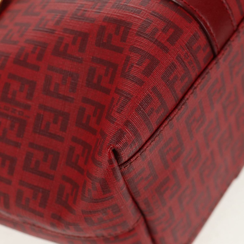 【日本直送】FENDI Zucchino 帆布托特包 PVC 紅金 正品 144978V-7