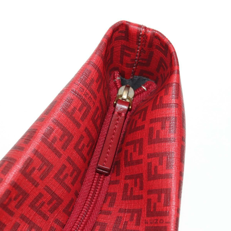 【日本直送】FENDI Zucchino 帆布托特包 PVC 紅金 正品 144978V-8