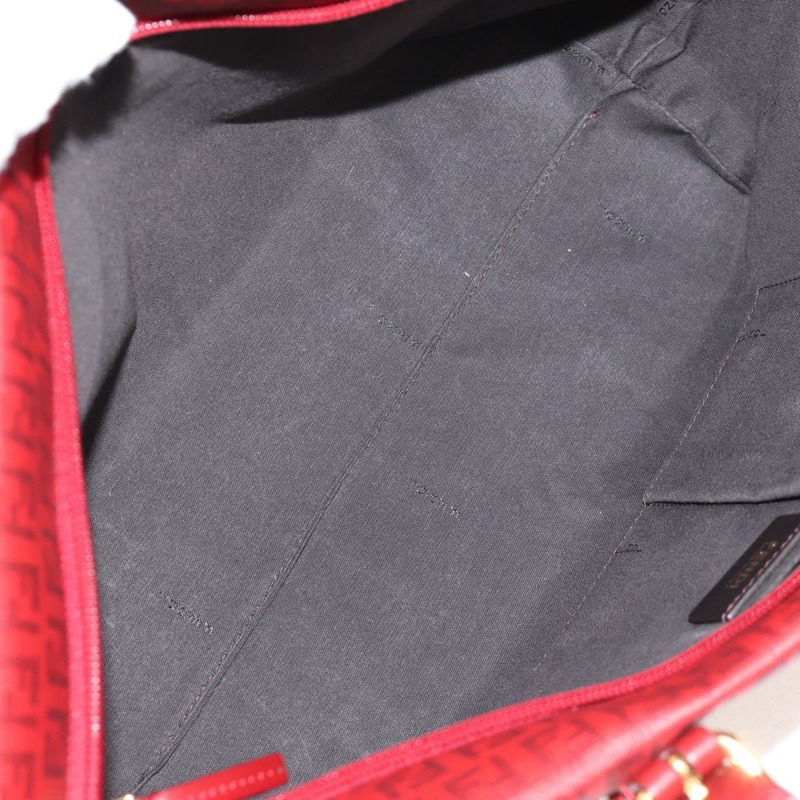 【日本直送】FENDI Zucchino 帆布托特包 PVC 紅金 正品 144978V-9