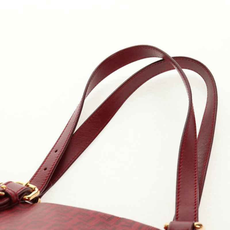 【日本直送】FENDI Zucchino 帆布托特包 PVC 紅金 正品 144978V-13