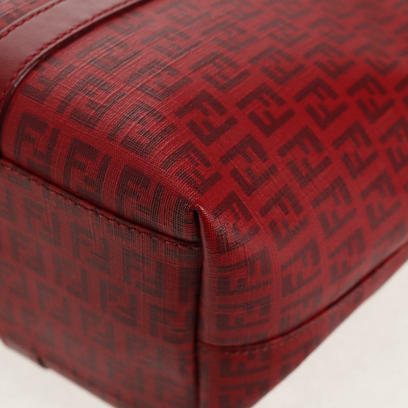 【日本直送】FENDI Zucchino 帆布托特包 PVC 紅金 正品 144978V-16