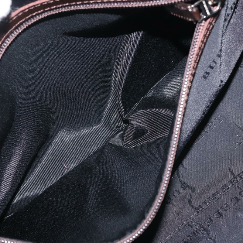 【日本直送】BURBERRY Nova 格紋肩背包 帆布 米色 銀色 正品 gh989-19