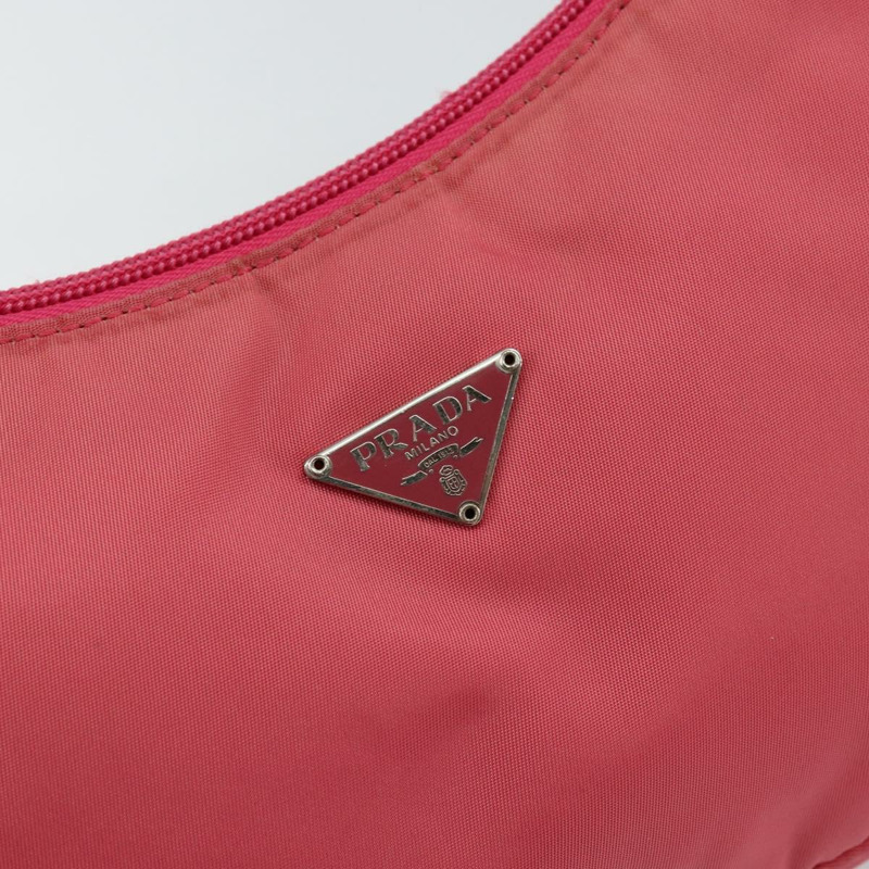 【日本直送】PRADA 手提包 尼龍 粉紅色 銀色 正品 145650-16