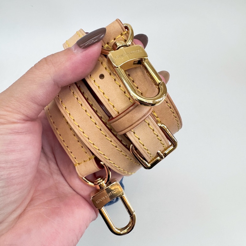LV Nano Speedy 丹寧金釦手提斜背 晶片款-13