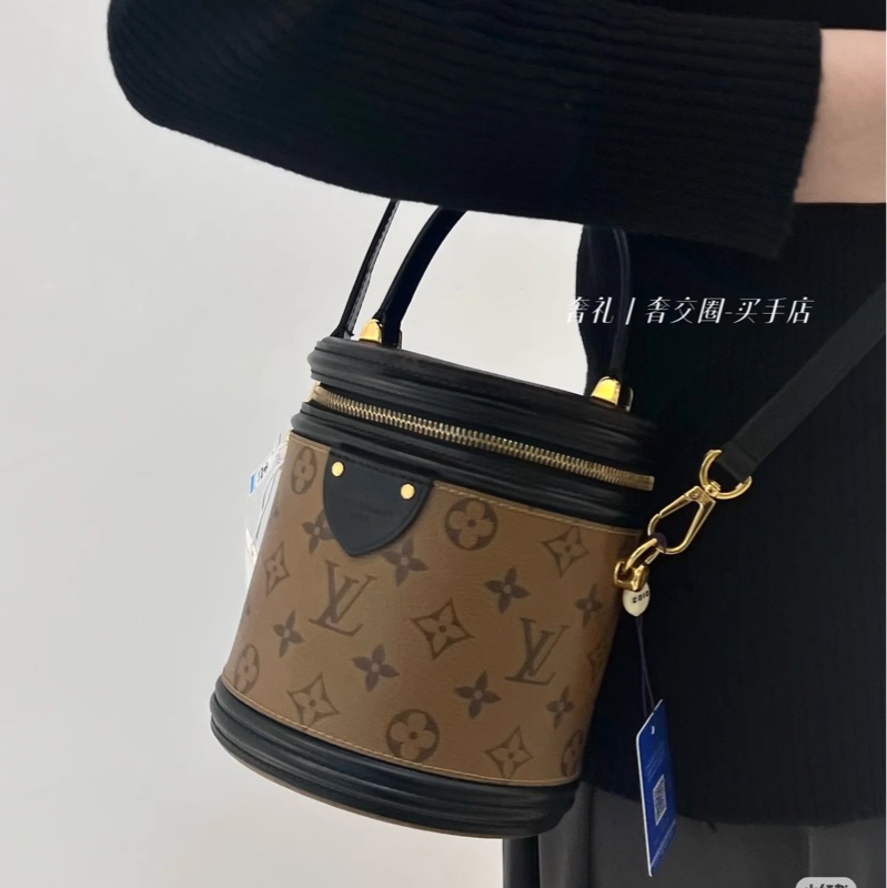 🈶購證 #99新閒置 #全網最低 Lv Cannes老花發財桶 芯片款-2