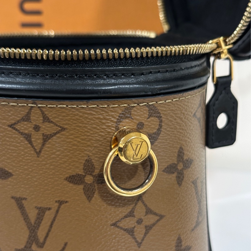 🈶購證 #99新閒置 #全網最低 Lv Cannes老花發財桶 芯片款-28