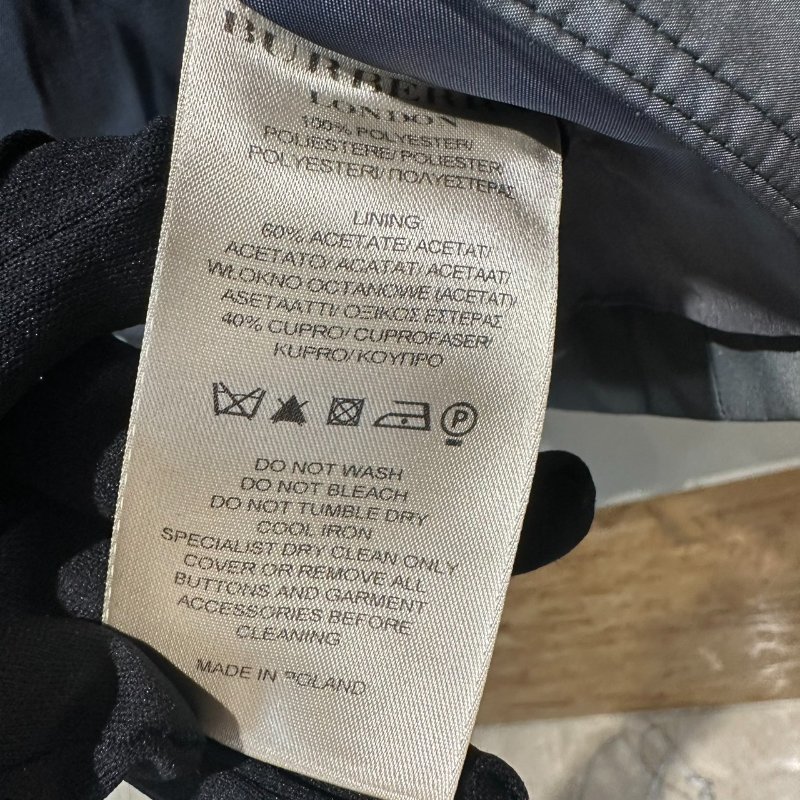 【美收精品】BURBERRY 灰色短版風衣 4-112【隔月月中將轉賣至日本 上架期限30天】-6