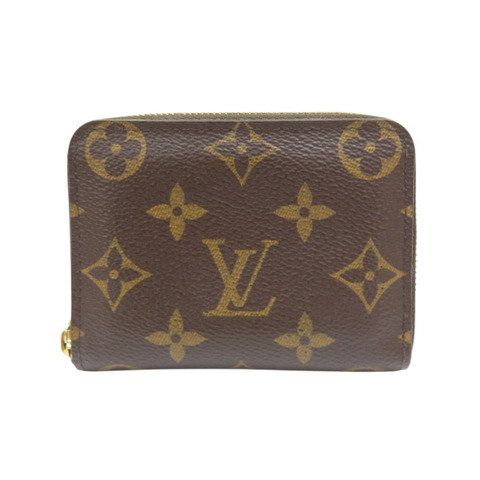 棕色 原花 帆布 Zippy Coin Purse 拉零錢包 M60067【LOUIS VUITTON LV 路易威登】 M60067