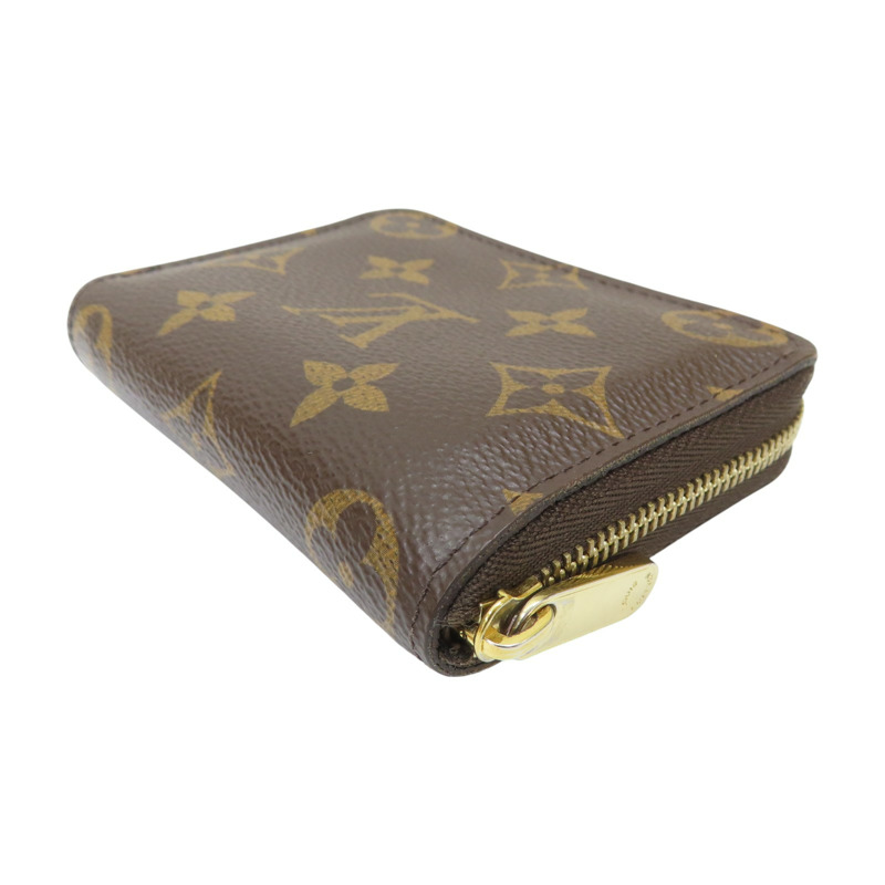 棕色 原花 帆布 Zippy Coin Purse 拉零錢包 M60067【LOUIS VUITTON LV 路易威登】 M60067-3