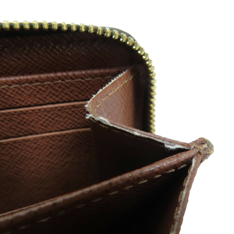 棕色 原花 帆布 Zippy Coin Purse 拉零錢包 M60067【LOUIS VUITTON LV 路易威登】 M60067-11