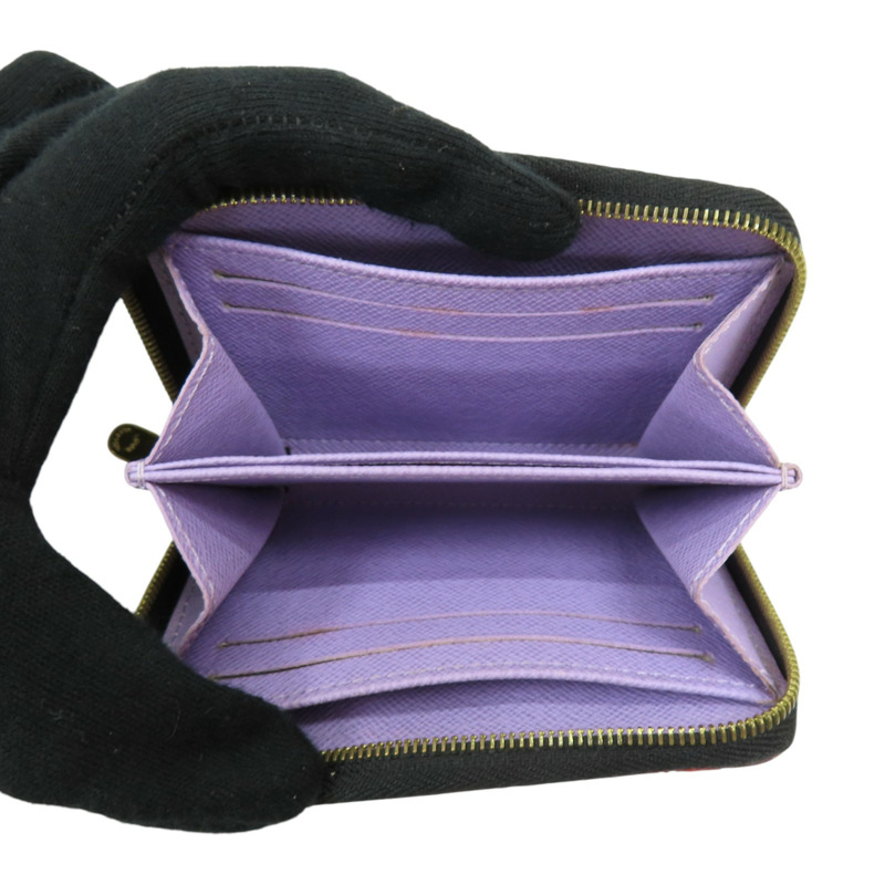 黑彩 原花帆布 Zippy Coin Purse 短夾 M60268【LOUIS VUITTON LV 路易威登】 M60268-4