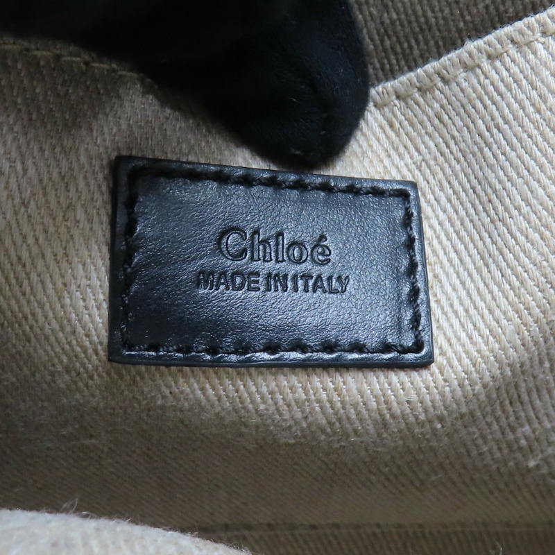 黑色 牛皮 Woody Small 兩用包 CHC23US397【Chloe 克羅伊】 CHC23US397-7