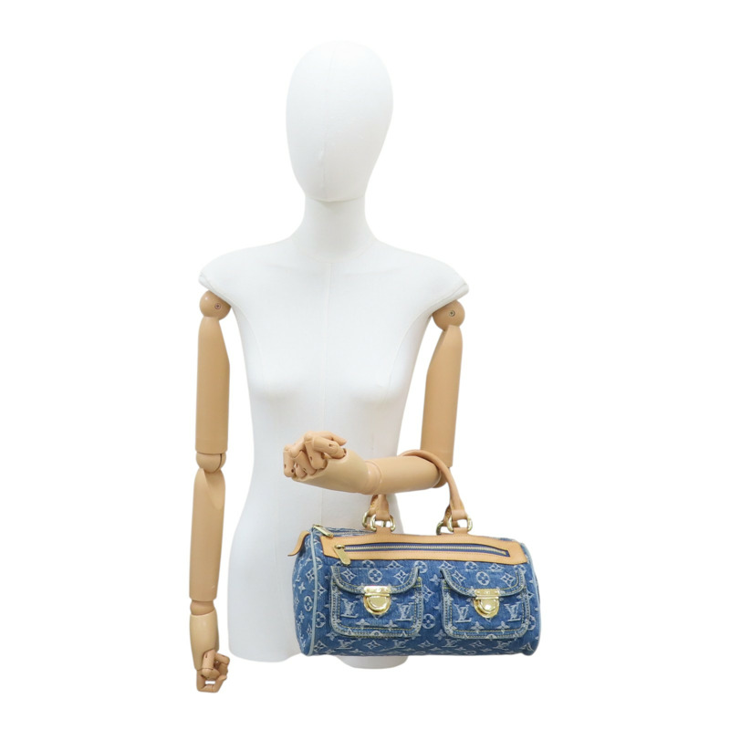 藍色 牛仔布 Neo Speedy 手提包 M95019【LOUIS VUITTON LV 路易威登】 M95019-12