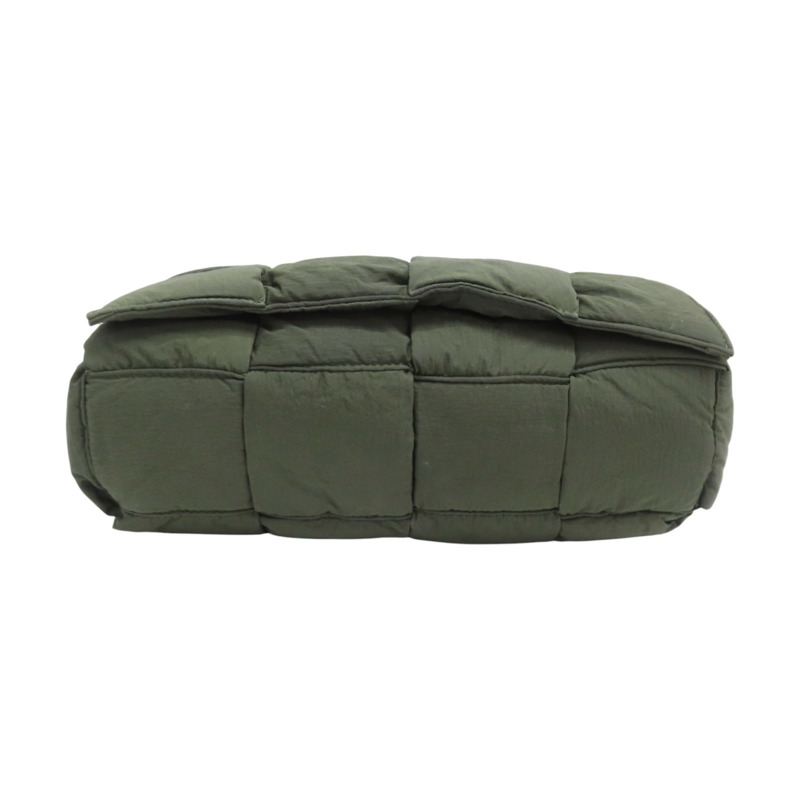 綠色 尼龍編織 Padded Tech Cassette 肩背包 628951【BOTTEGA VENETA BV 寶緹嘉】 628951-3