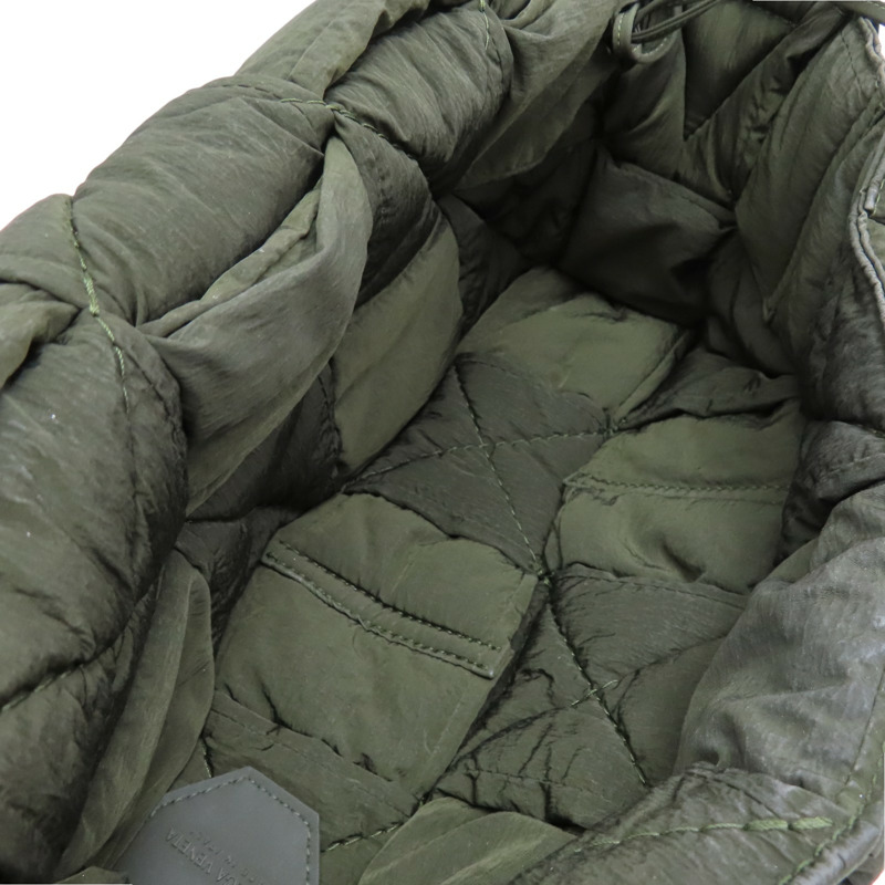綠色 尼龍編織 Padded Tech Cassette 肩背包 628951【BOTTEGA VENETA BV 寶緹嘉】 628951-4
