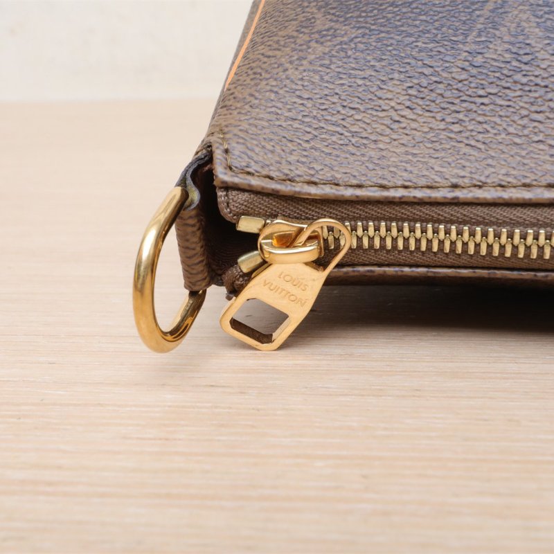 LOUIS VUITTON 西部牛仔PochetteAccessoiresXL麻將包老花PVC金扣晶片肩背包-4