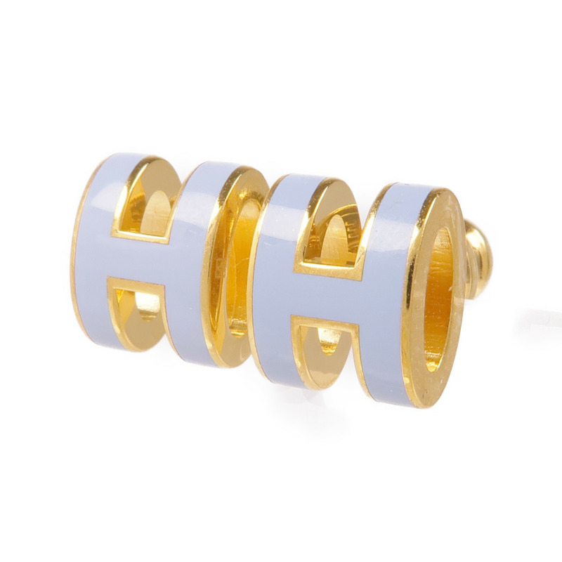 HERMES 金屬Mini Pop H Earrings耳環-1