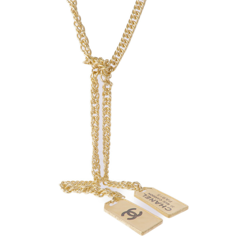 CHANEL 金屬Necklace項鍊-1
