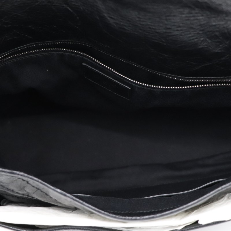 Saint Laurent 聖羅蘭 Niki 黑色牛皮 槍色金屬鏈條 單肩包 斜背包-11