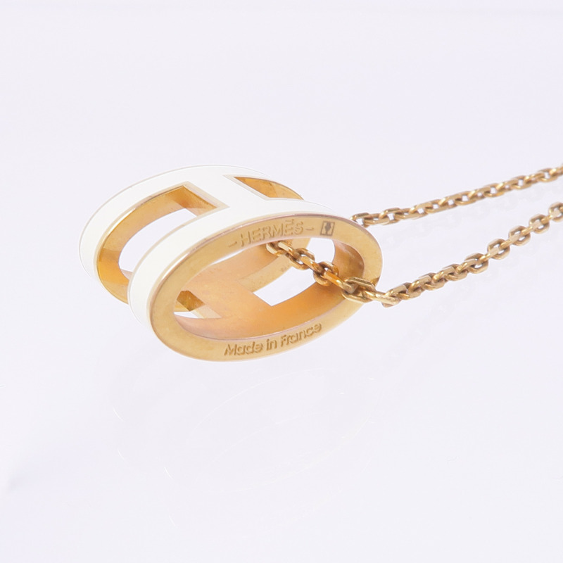 HERMES 金屬Pop H Necklace項鍊-5