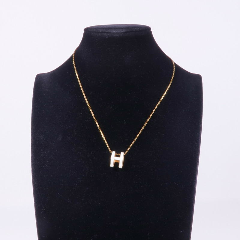 HERMES 金屬Pop H Necklace項鍊-7
