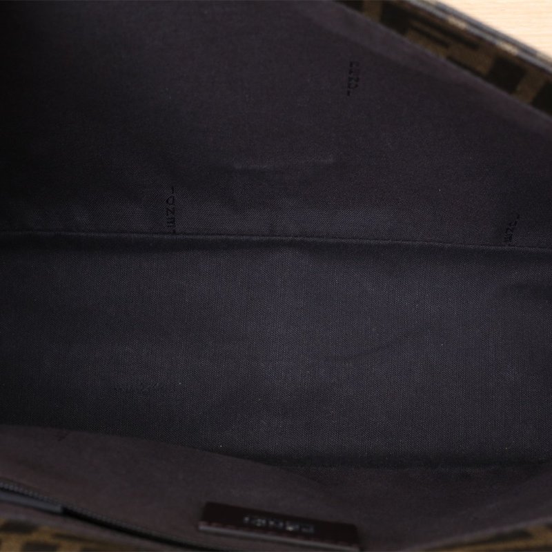 FENDI 老花PVCFF郵差包斜挎包肩背包-5