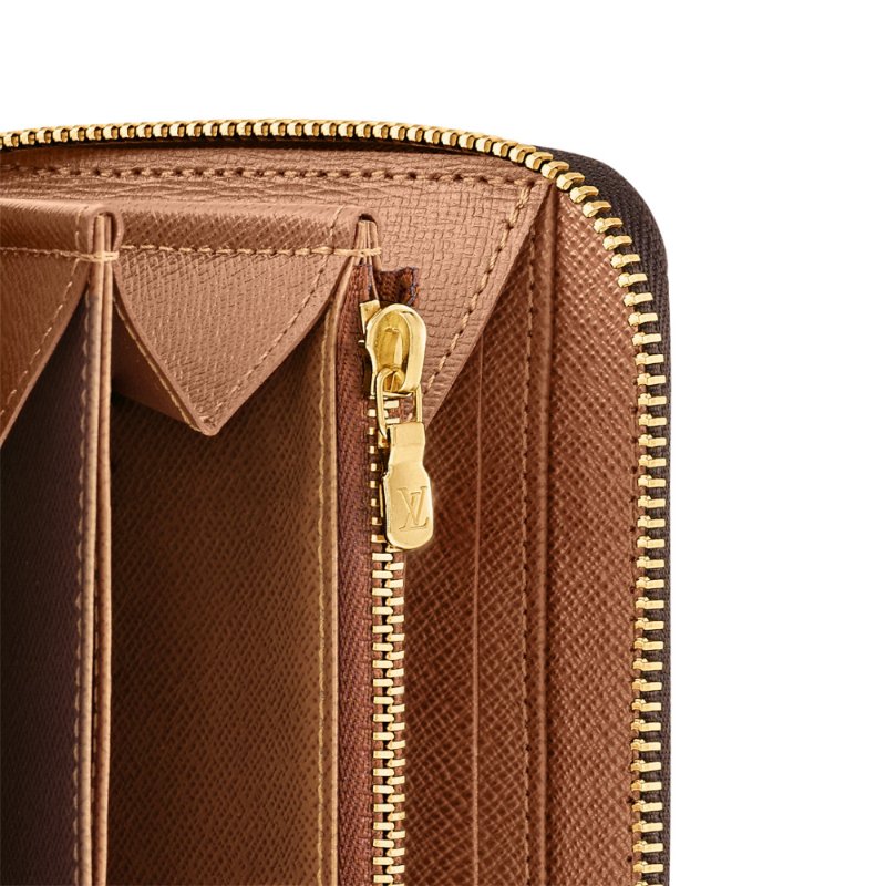Louis Vuitton 路易威登ZIPPY 新版經典老花拉鍊長夾/手拿包 M42616-3