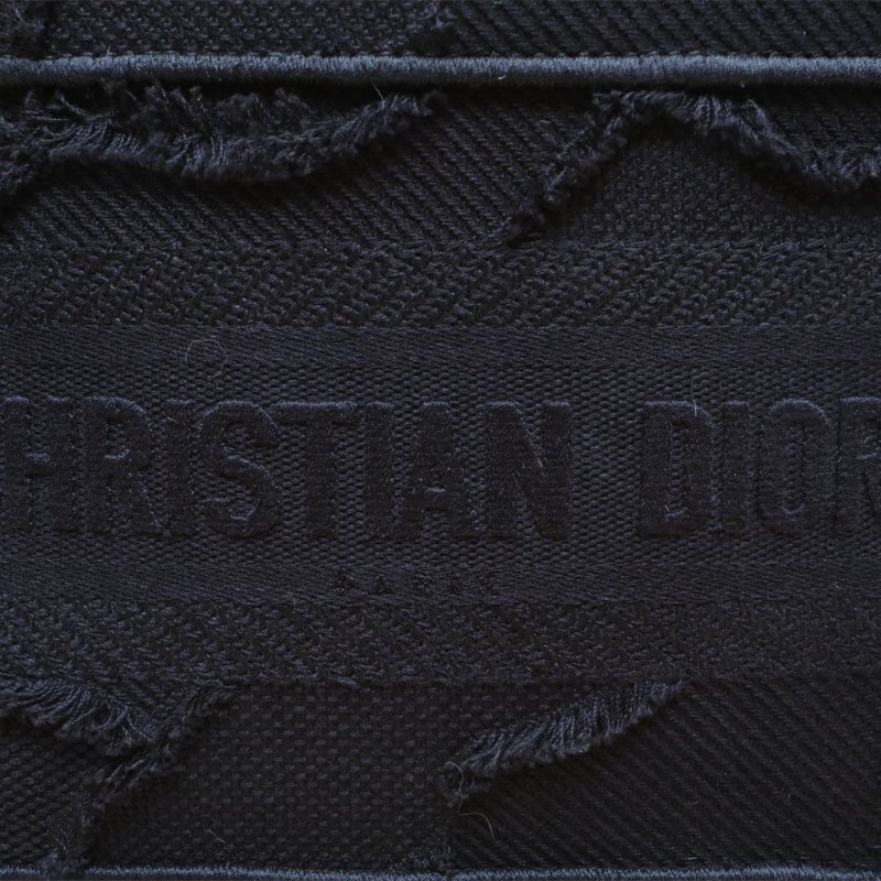 DIOR BookTote迷你21.5黑色帆布無2020肩背包-4