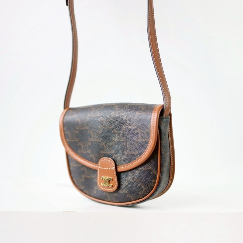 二手Celine mini 經典馬鞍包-2
