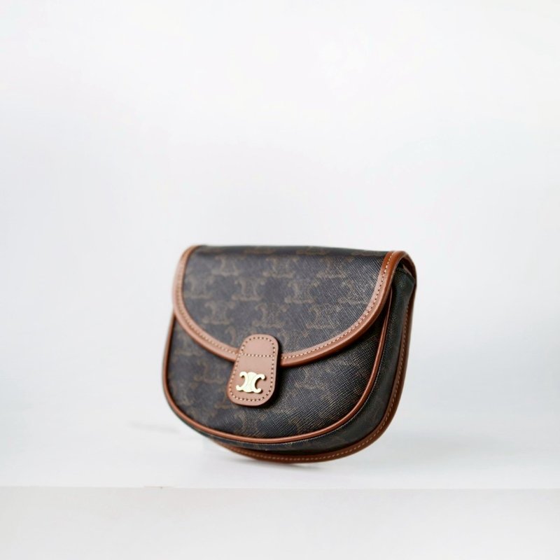 二手Celine mini 經典馬鞍包-3