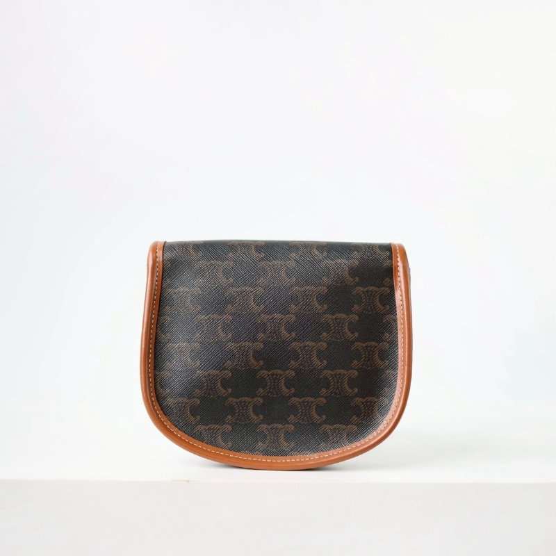 二手Celine mini 經典馬鞍包-8