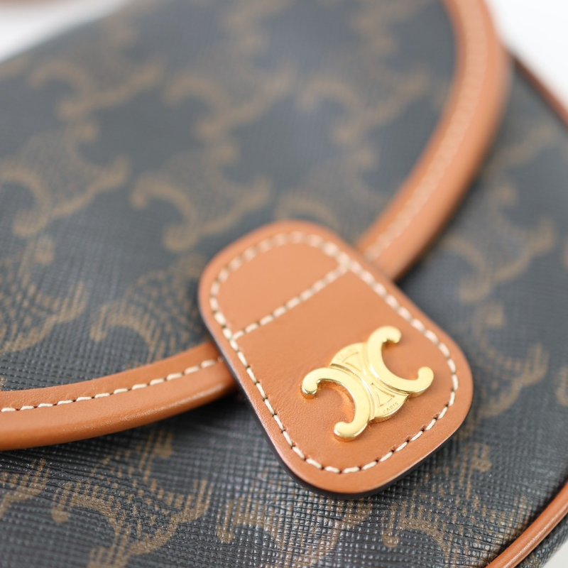 二手Celine mini 經典馬鞍包-9