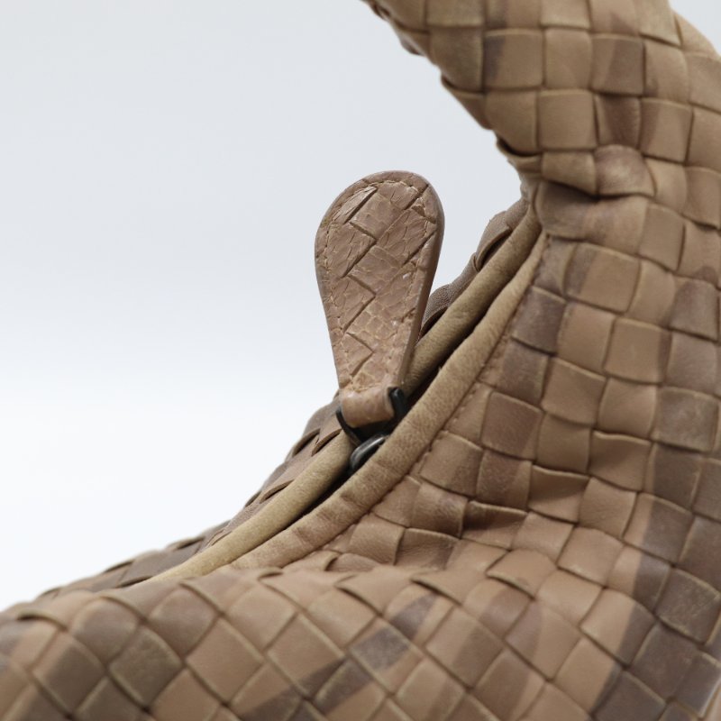 Bottega Veneta 寶緹嘉 拿鐵色 編織 牛皮 單肩包-7