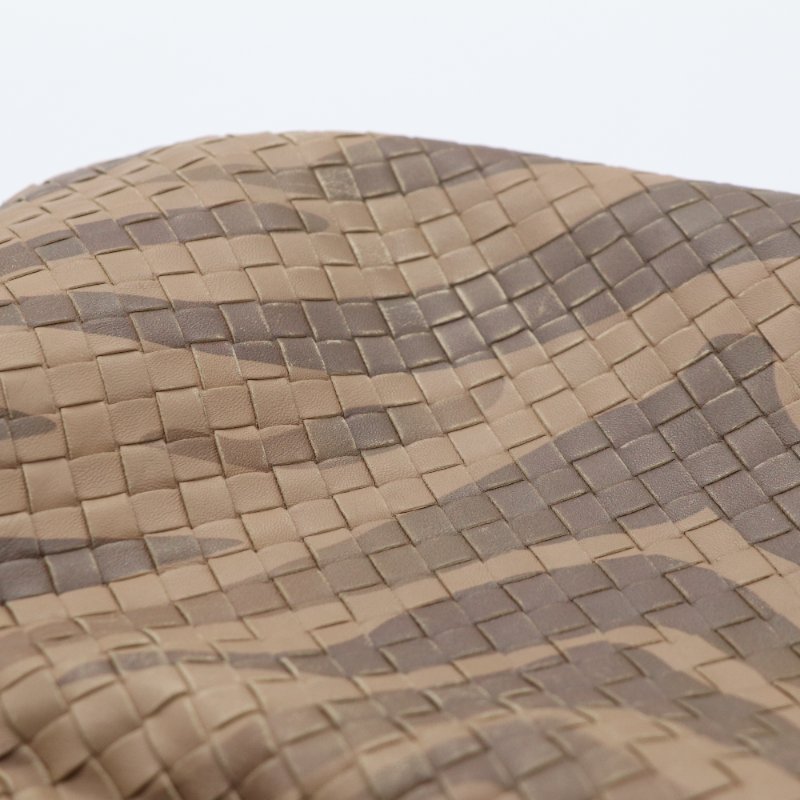 Bottega Veneta 寶緹嘉 拿鐵色 編織 牛皮 單肩包-9