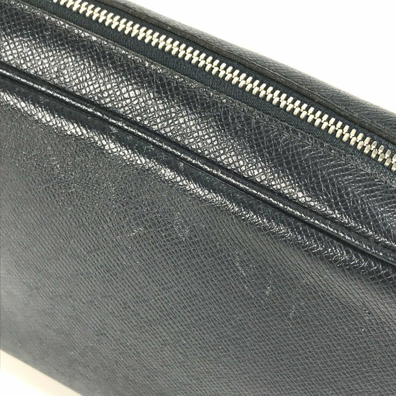 LOUIS VUITTON M33423 Taiga Pochette Kasai 手拿包,附肩帶,皮革,男女通用,海軍藍,海軍藍-10