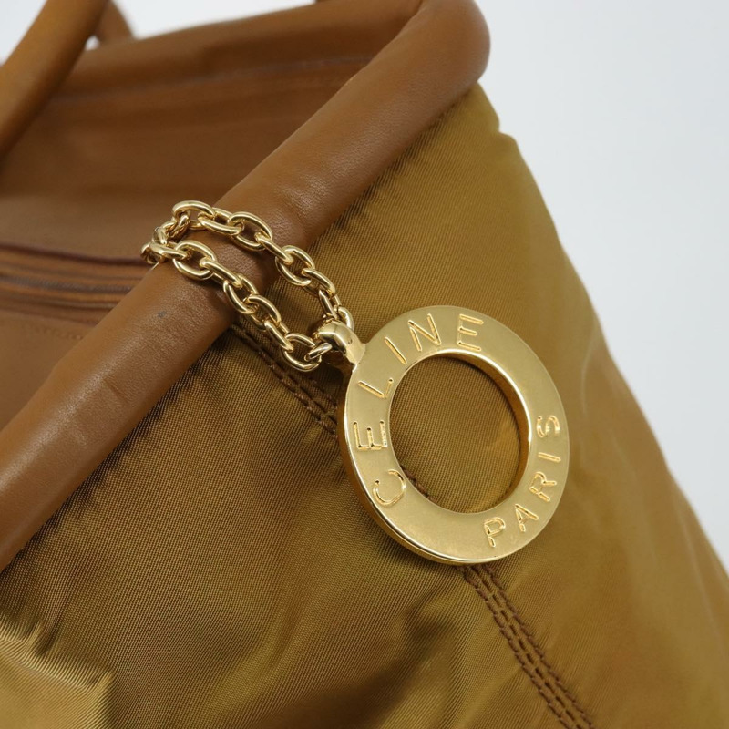 【日本直送】CELINE 手提包 尼龍 棕金色 正品 143497-9