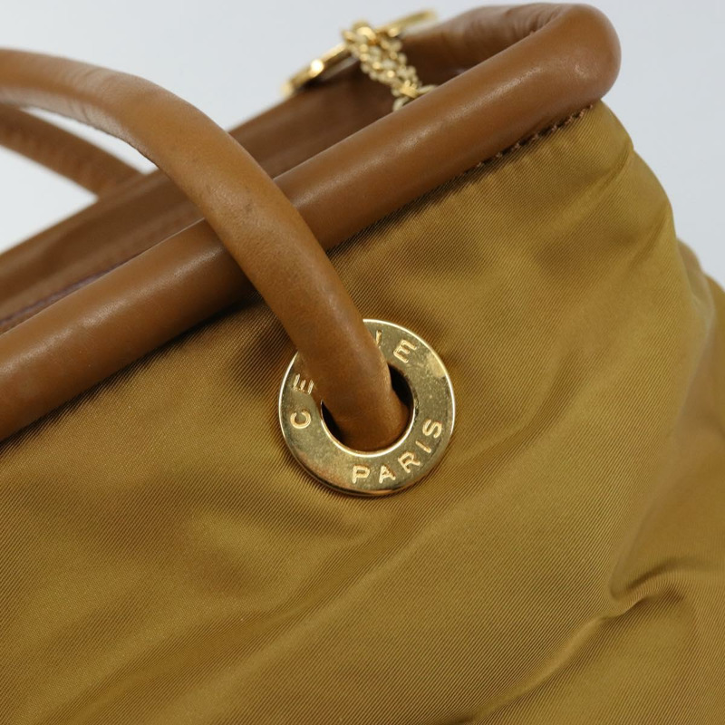 【日本直送】CELINE 手提包 尼龍 棕金色 正品 143497-16