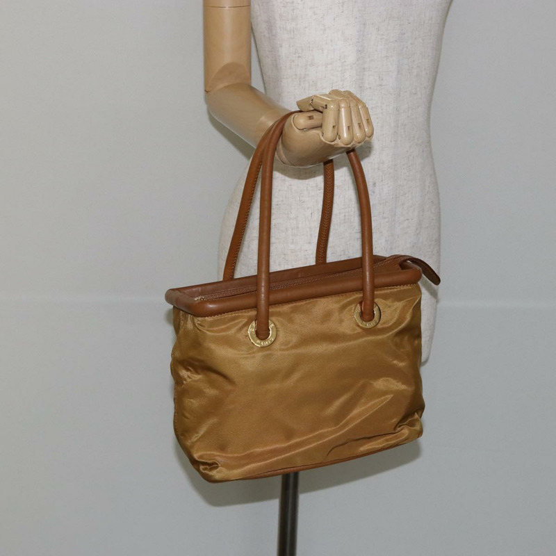 【日本直送】CELINE 手提包 尼龍 棕金色 正品 143497-22