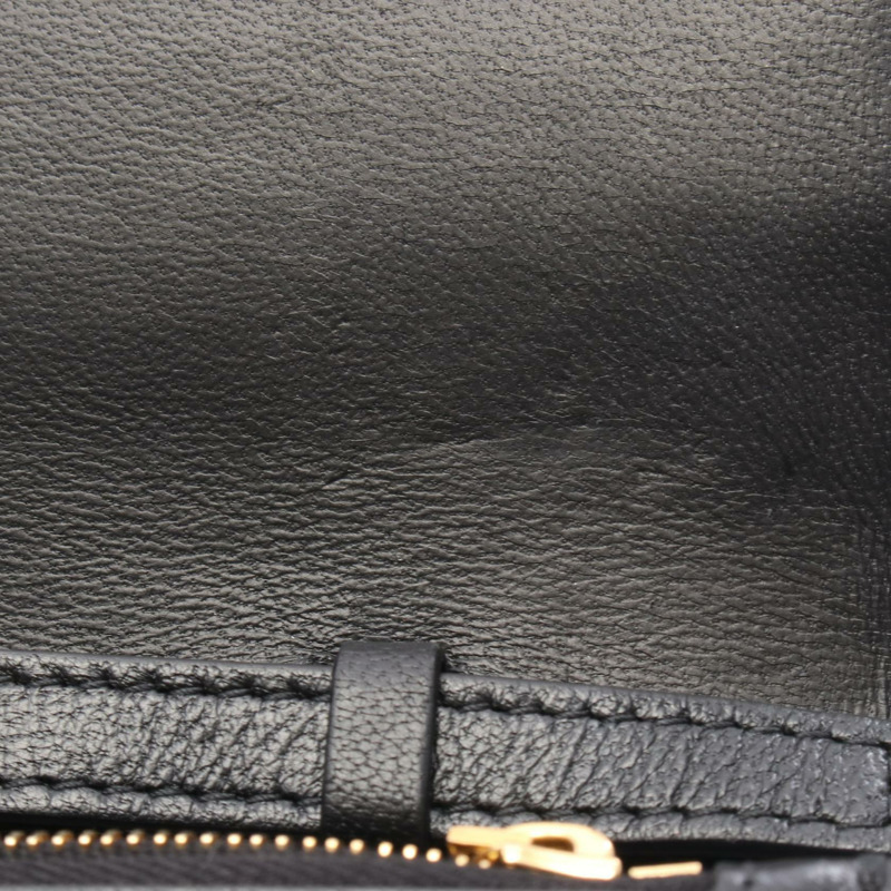 BALENCIAGA B 點鏈單肩斜背包 593615 漆皮黑色二手-5