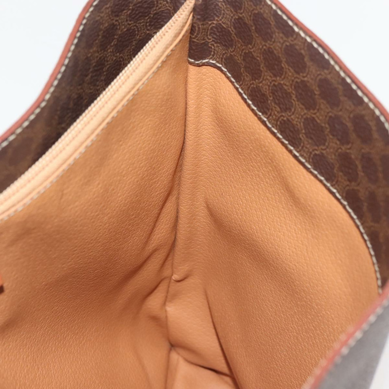 【日本直送】CELINE Macadam 帆布托特包 PVC 皮革棕金色正品 144276-17