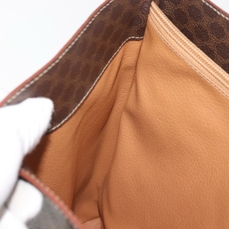 【日本直送】CELINE Macadam 帆布托特包 PVC 皮革棕金色正品 144276-21
