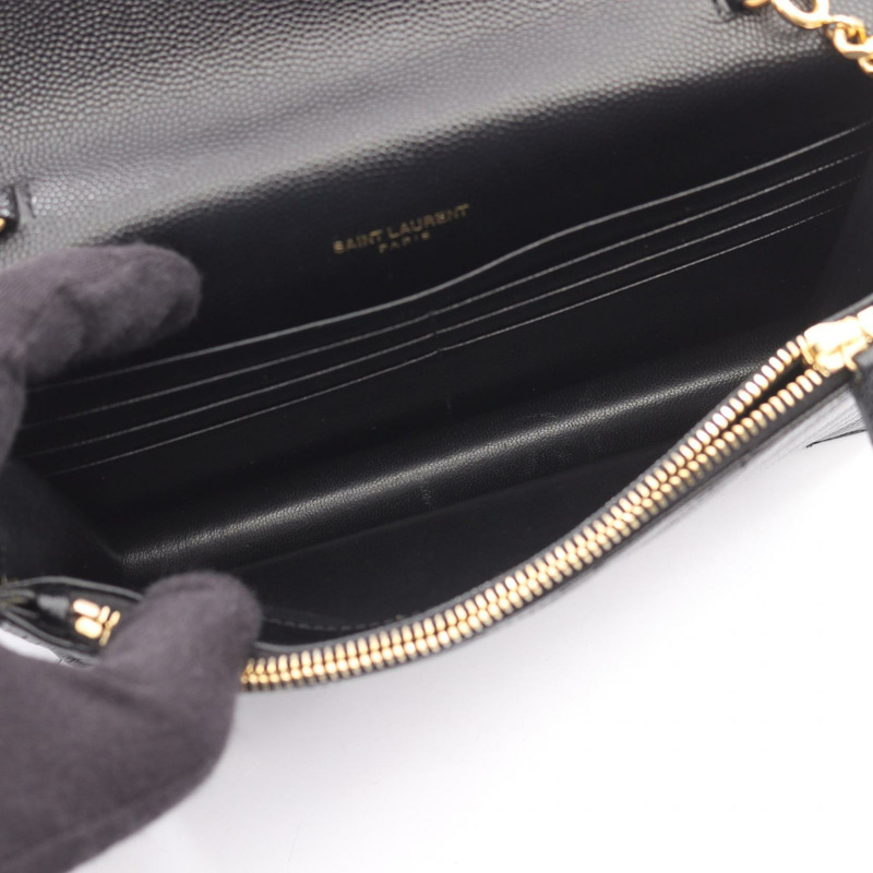 SAINT LAURENT PARIS Monogram 信封鏈條單肩斜背包 393953 二手-2
