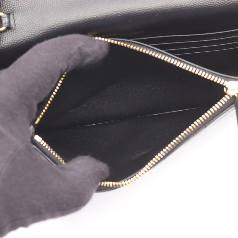 SAINT LAURENT PARIS Monogram 信封鏈條單肩斜背包 393953 二手-4
