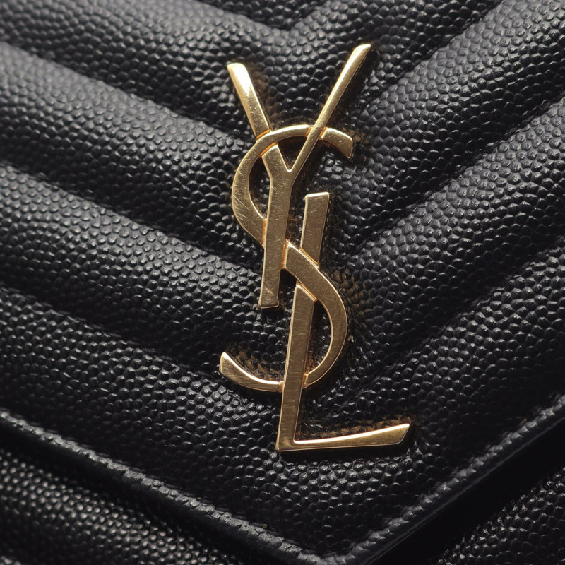 SAINT LAURENT PARIS Monogram 信封鏈條單肩斜背包 393953 二手-7