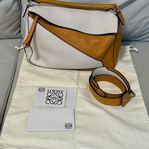 LOEWE Puzzle 精品二手/中款/29.5cm 幾何包/斜包/手提包