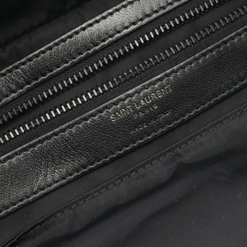 SAINT LAURENT PARIS 刺繡十字腰包 758258 帆布 尼龍 全新-3
