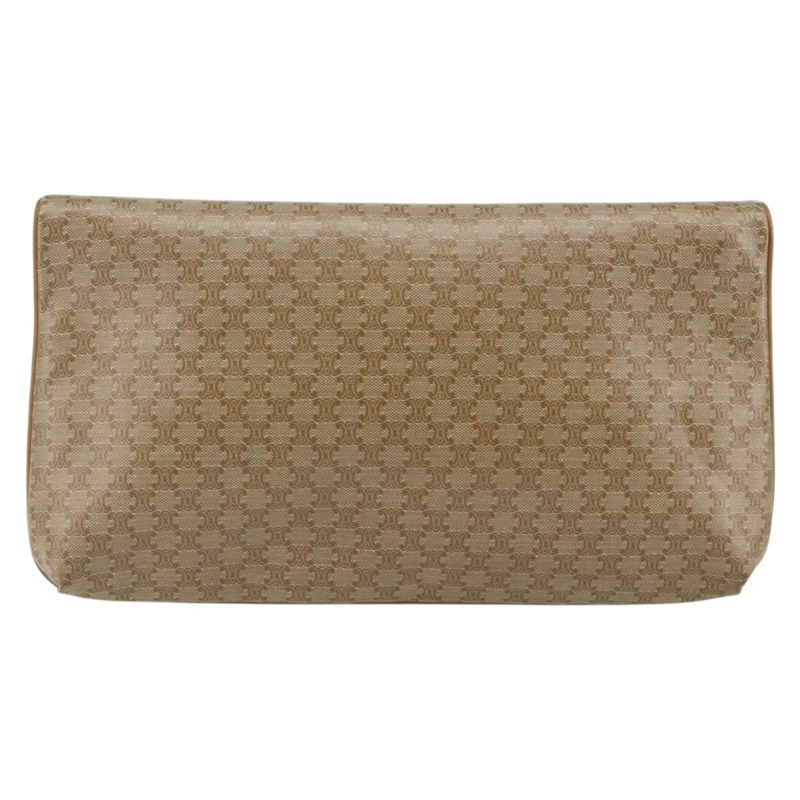 【日本直送】CELINE Macadam 帆布手拿包 PVC 米金色正品 gh759-1